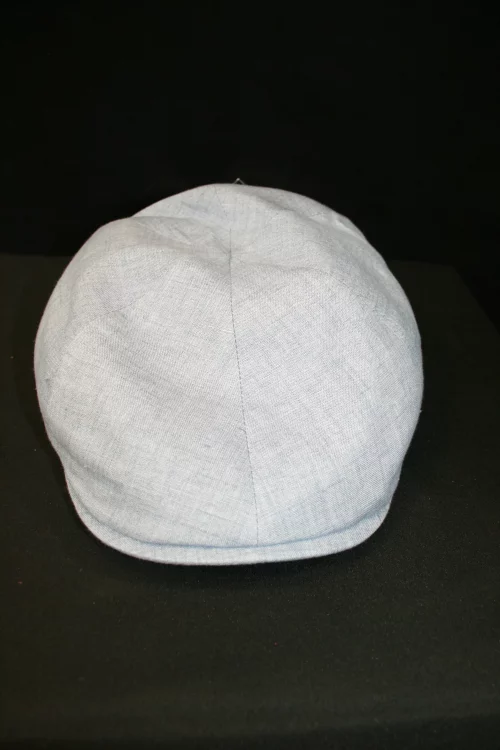 Accessoire Casquette Lin Uni Bleu Fonce – Image 2