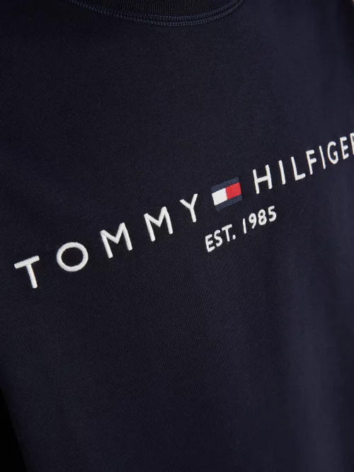 Pull Sweat  Logo Col Rond Bleu Fonce – Image 4