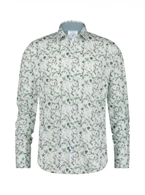 Chemise Manches Longues Sport Pelican Vert Moyen