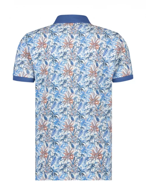 Polo Manches Courtes Jungle Bleu Clair – Image 2