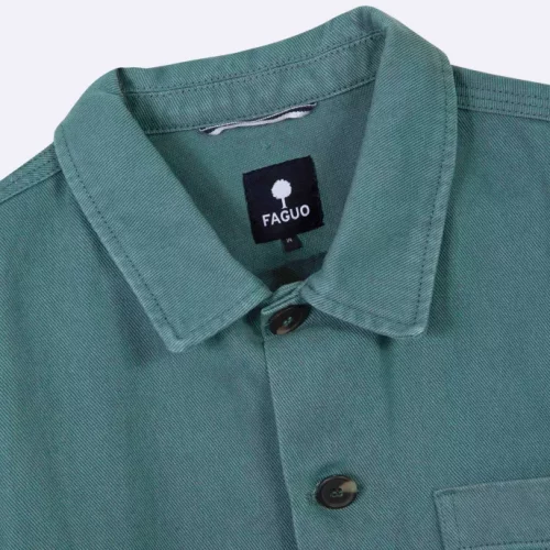 Veste Ville Veste Peintre Coton 3pp Vert Moyen – Image 3