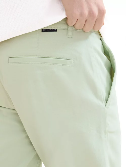 Pantalon Bermuda  Gabardine Stretch Vert Clair – Image 3