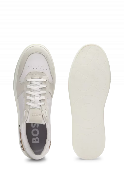 Accessoire Chaussures Sneaker Cuir Blanc – Image 3