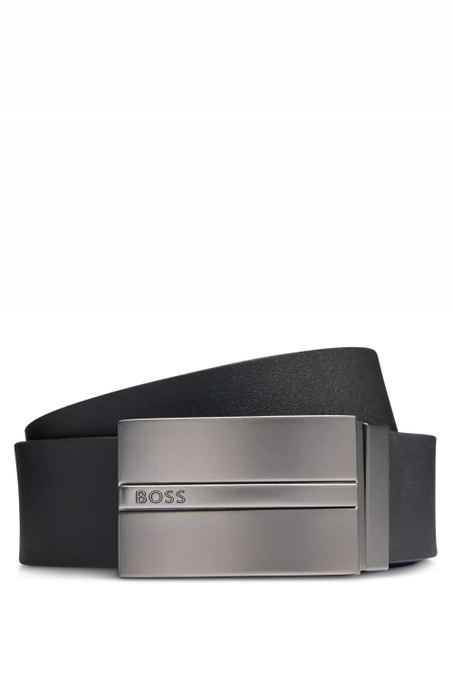 Accessoire Ceinture Coffret Nylon 2 Boucles Noir Fonce