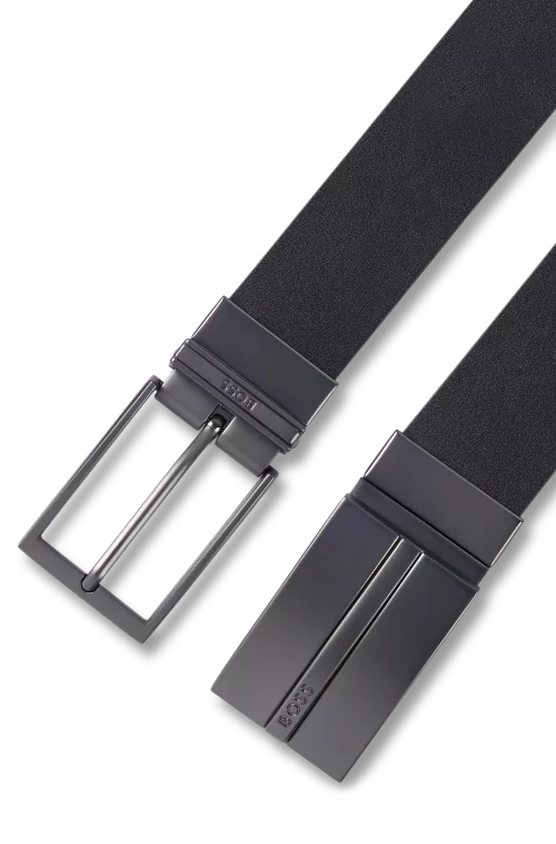 Accessoire Ceinture Coffret Nylon 2 Boucles Noir Fonce – Image 2