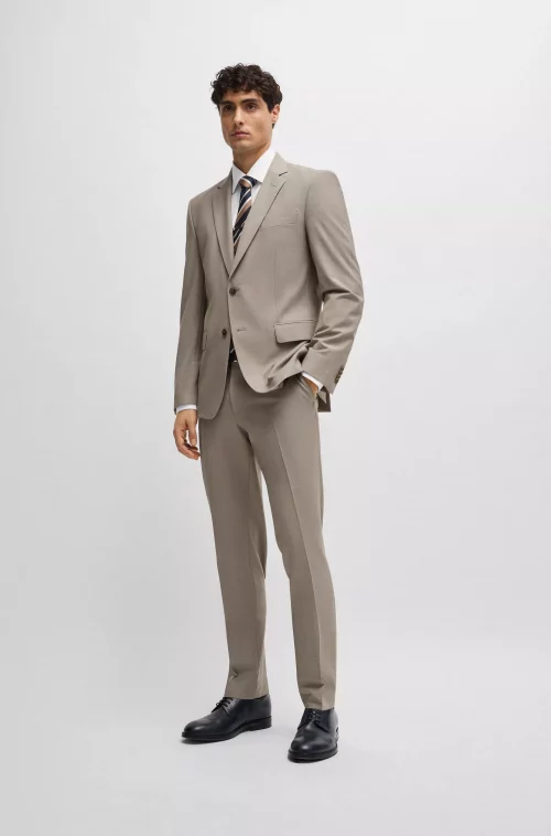 Costume 2 Pieces Fil A Fil Beige Clair – Image 2