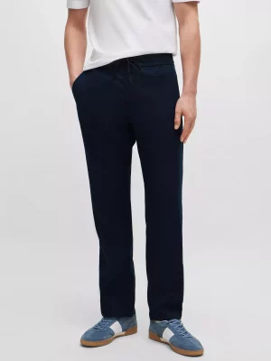 Pantalon Sport Lin Cordon Bleu Fonce