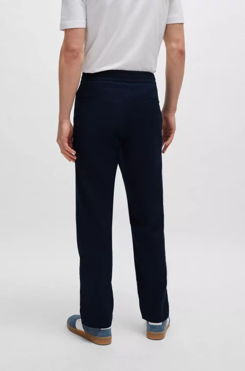 Pantalon Sport Lin Cordon Bleu Fonce – Image 2