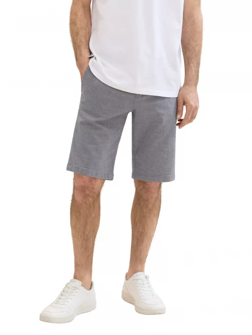 Pantalon Bermuda  Chevron Bleu Fonce – Image 2