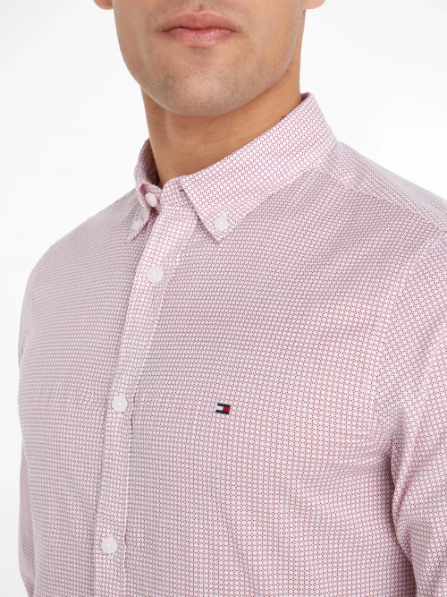 Chemise Manches Longues Sport Foulard Rouge Moyen – Image 3