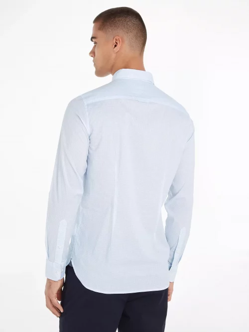Chemise Manches Longues Sport Foulard Bleu Clair – Image 2
