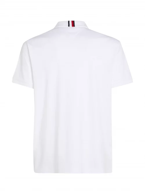 Polo Manches Courtes Jersey Mercerise Blanc – Image 2