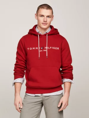 Pull Sweat  Capuche Logo Rouge Moyen