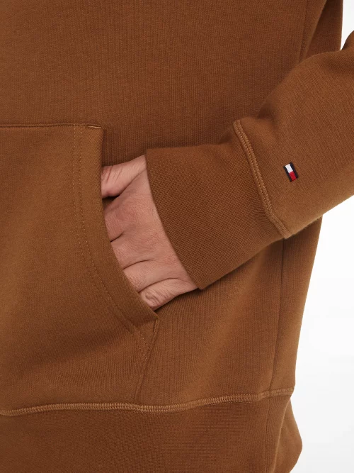 Pull Sweat  Capuche Logo Beige Moyen – Image 3
