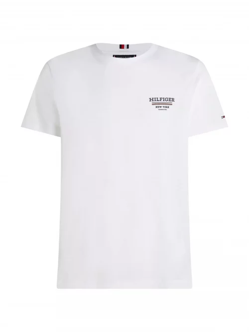 T-shirt Manches Courtes Petit Logo Patch Blanc
