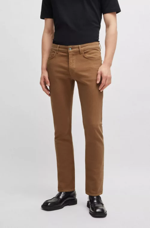 Jean Sport Denim Couleur Beige Moyen – Image 2