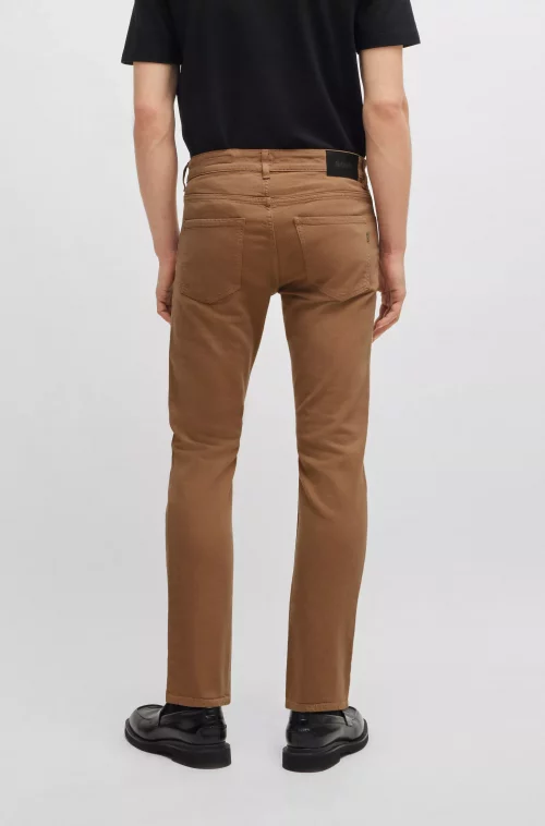 Jean Sport Denim Couleur Beige Moyen – Image 3