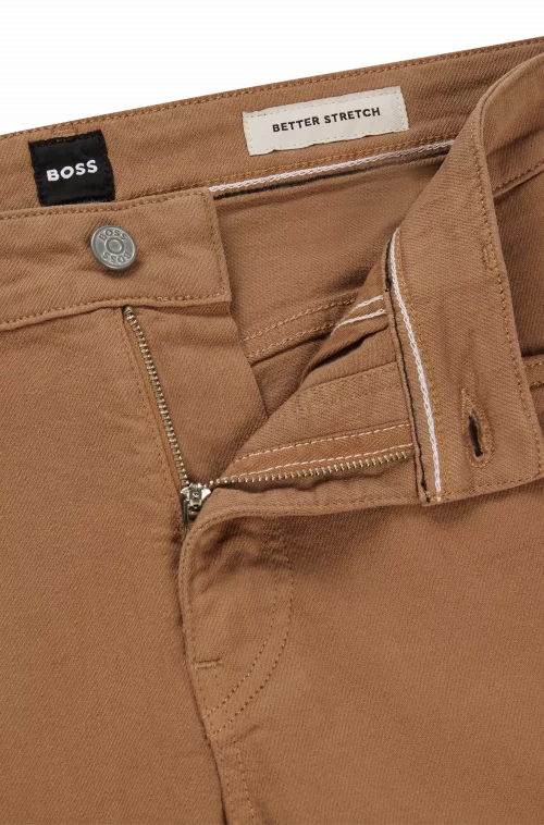 Jean Sport Denim Couleur Beige Moyen – Image 4