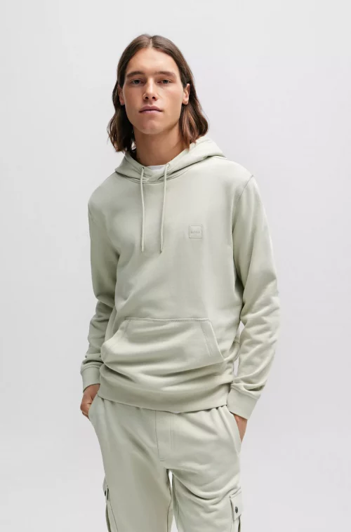 Pull Sweat  Molleton Capuche Beige Clair – Image 2