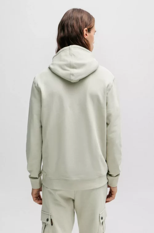 Pull Sweat  Molleton Capuche Beige Clair – Image 3