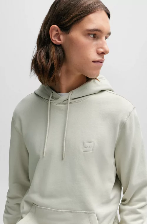 Pull Sweat  Molleton Capuche Beige Clair – Image 4