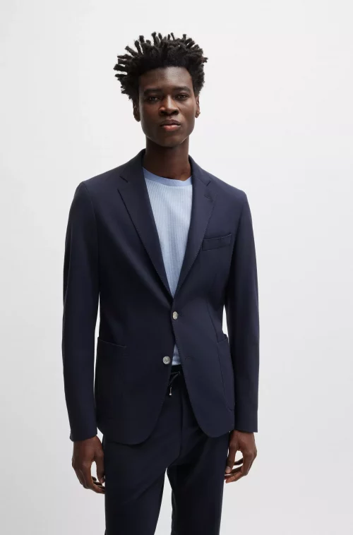 Veste Ville Jersey 2pp Bleu Fonce