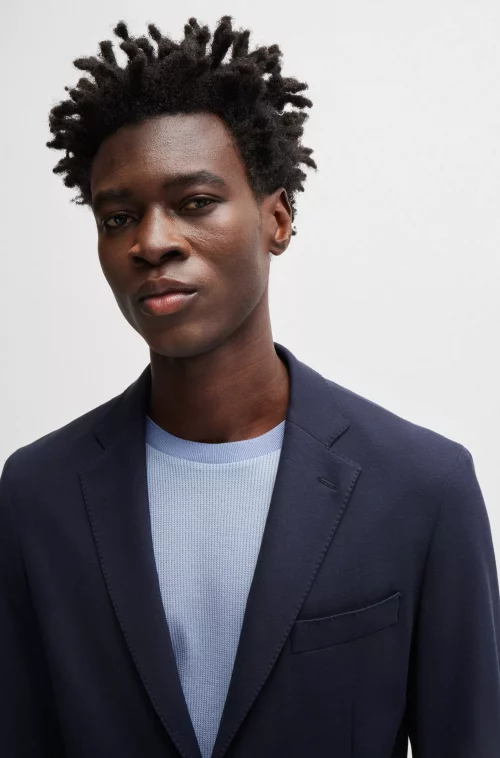 Veste Ville Jersey 2pp Bleu Fonce – Image 3