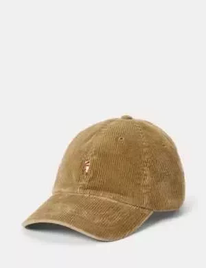 Accessoire Casquette Us Velours Beige Moyen