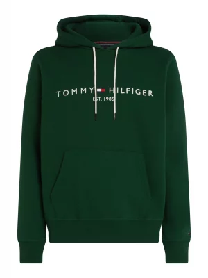 Pull Sweat  Capuche Logo Vert Moyen