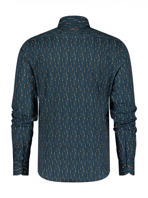 Chemise Manches Longues Sport Bouchons Vert Fonce – Image 2