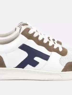 Accessoire Chaussures Sneaker Cuir Suede Camel Beige Moyen