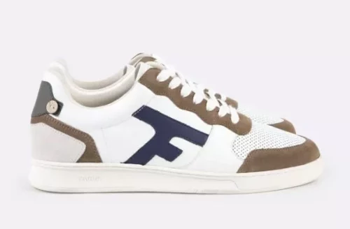 Accessoire Chaussures Sneaker Cuir Suede Camel Beige Moyen