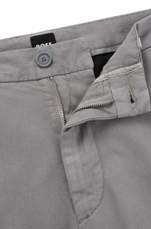 Pantalon Sport Performance Broken Twill Gris Clair – Image 3