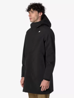 Grosse Piece Parka Neoprene Noir Fonce