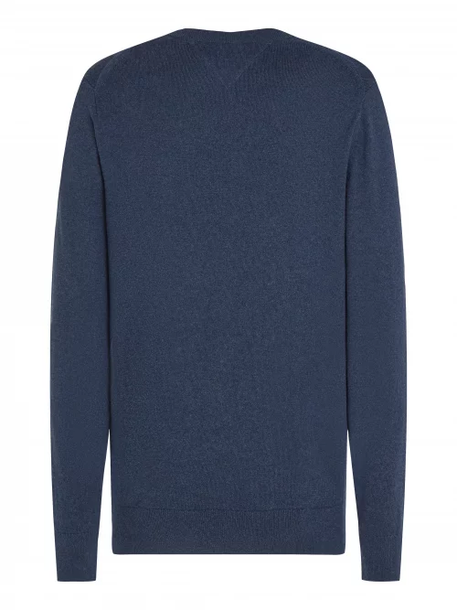Pull Col Rond Coton Cash Bleu Moyen – Image 2