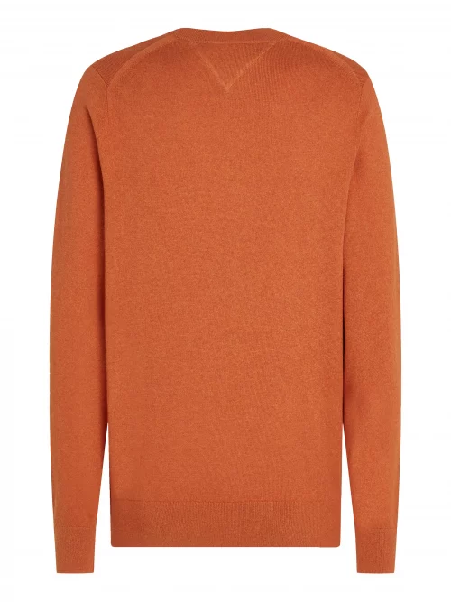 Pull Col Rond Coton Cash Orange Moyen – Image 2