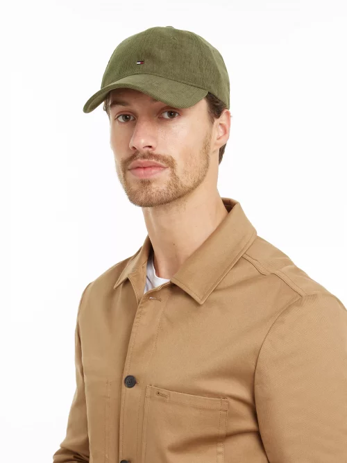 Accessoire Casquette Us Velours Kaki Fonce