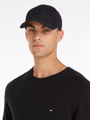 Accessoire Casquette Us Coton Logo Patch Noir Fonce