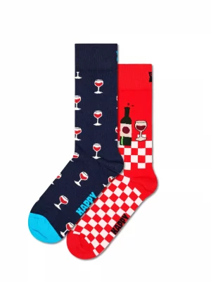 Accessoire Chaussettes Duo Vin Rouge Moyen