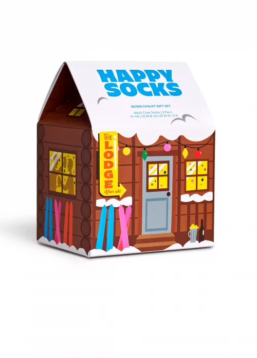 Accessoire Chaussettes Duo Chalet Ski Bleu Moyen – Image 2