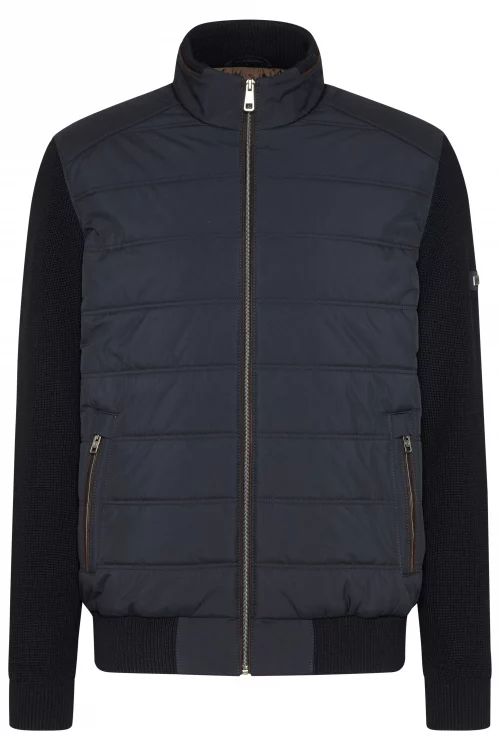 Grosse Piece Blouson Gilet Blouson Bleu Fonce