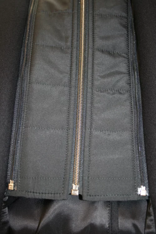 Grosse Piece Manteau Laine & Cach Nantua Bleu Fonce – Image 2