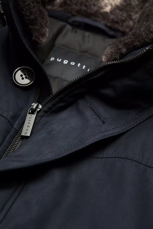Grosse Piece Parka Micro Bleu Fonce – Image 3
