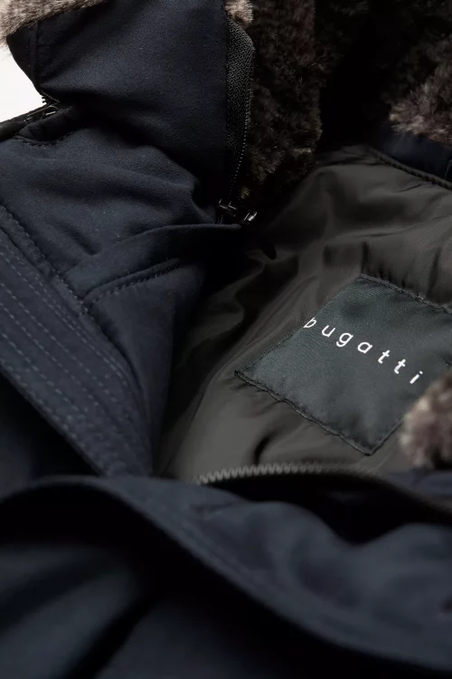 Grosse Piece Parka Micro Bleu Fonce – Image 4