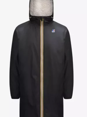 Grosse Piece Parka Double Sherpa Longue Noir Fonce