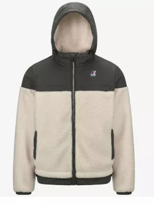 Gilet Manches Longues Sherpa  Kaki Fonce
