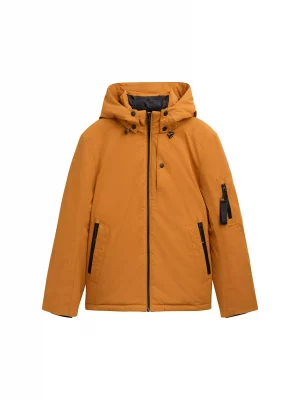 Grosse Piece Blouson Nylon Court Jaune Moyen