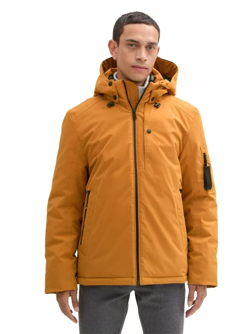 Grosse Piece Blouson Nylon Court Jaune Moyen – Image 2