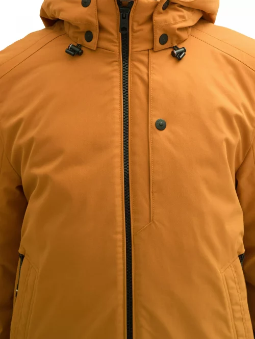 Grosse Piece Blouson Nylon Court Jaune Moyen – Image 4