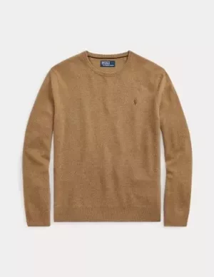 Pull Col Rond Loryelle Uni Beige Moyen